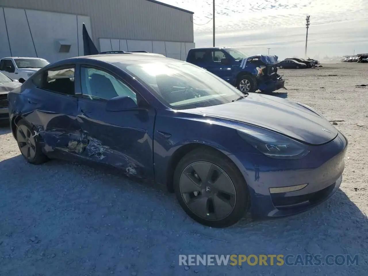 4 Photograph of a damaged car 5YJ3E1EA6PF674994 TESLA MODEL 3 2023