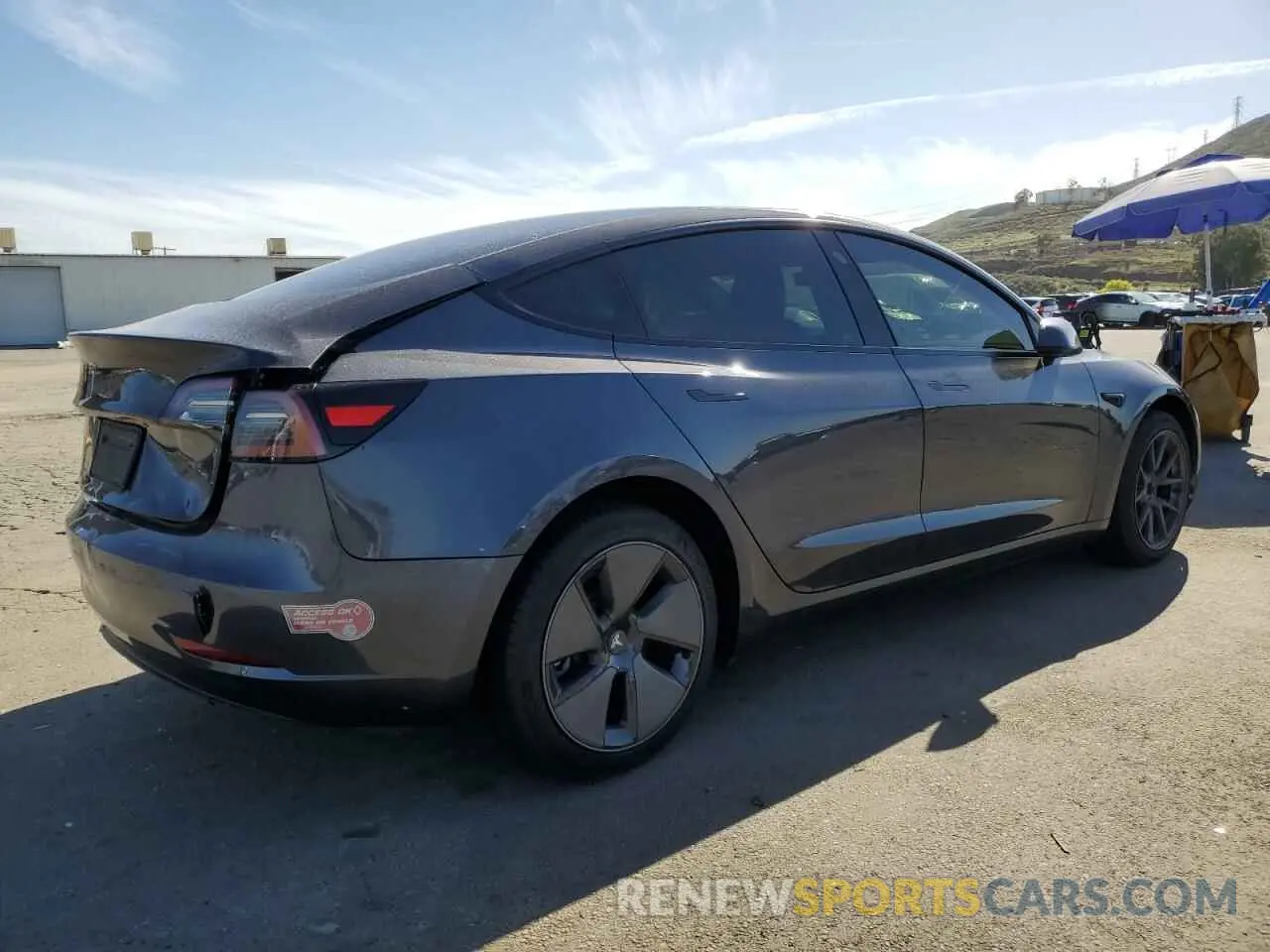 3 Photograph of a damaged car 5YJ3E1EA6PF675675 TESLA MODEL 3 2023