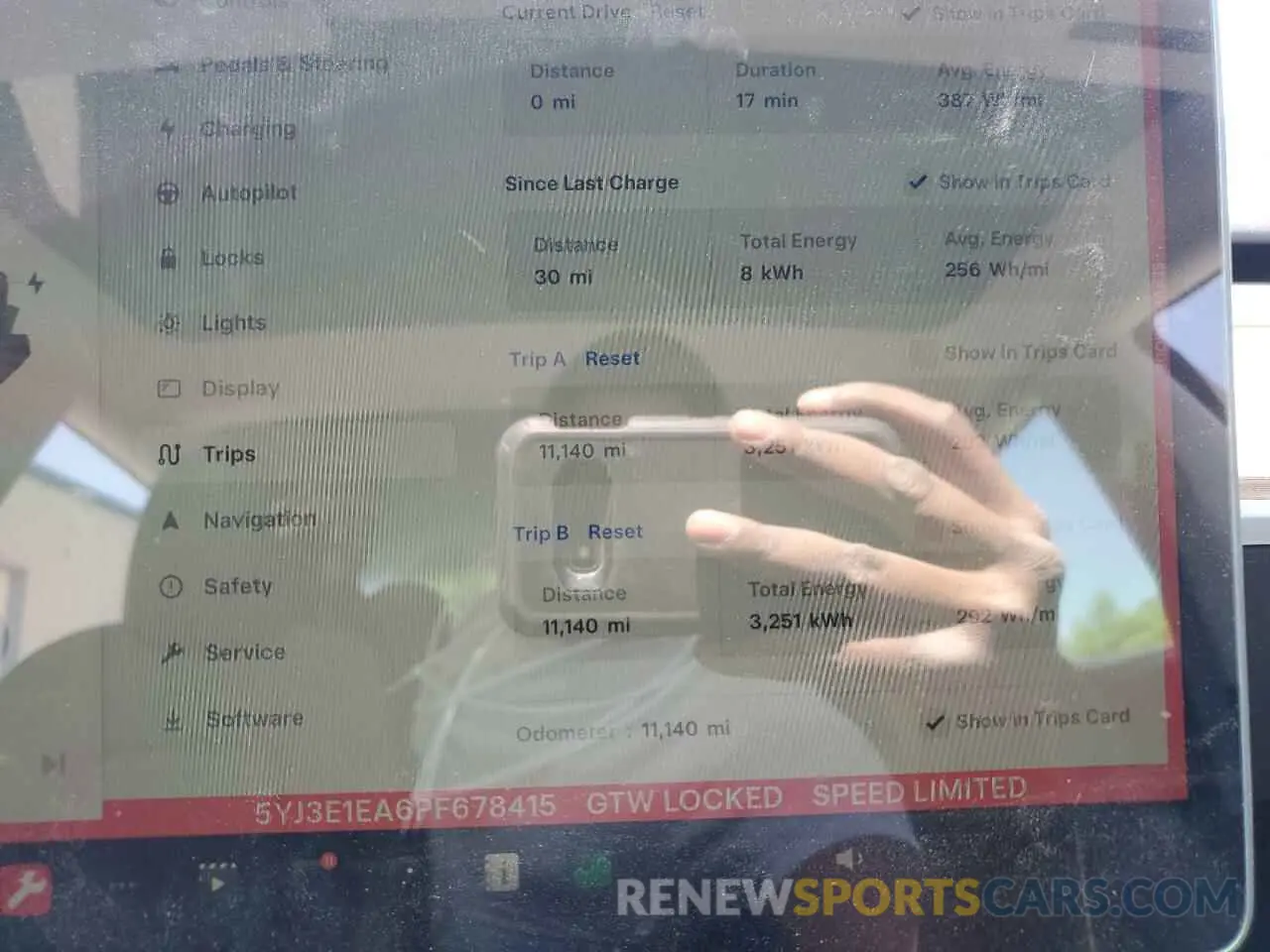 9 Photograph of a damaged car 5YJ3E1EA6PF678415 TESLA MODEL 3 2023