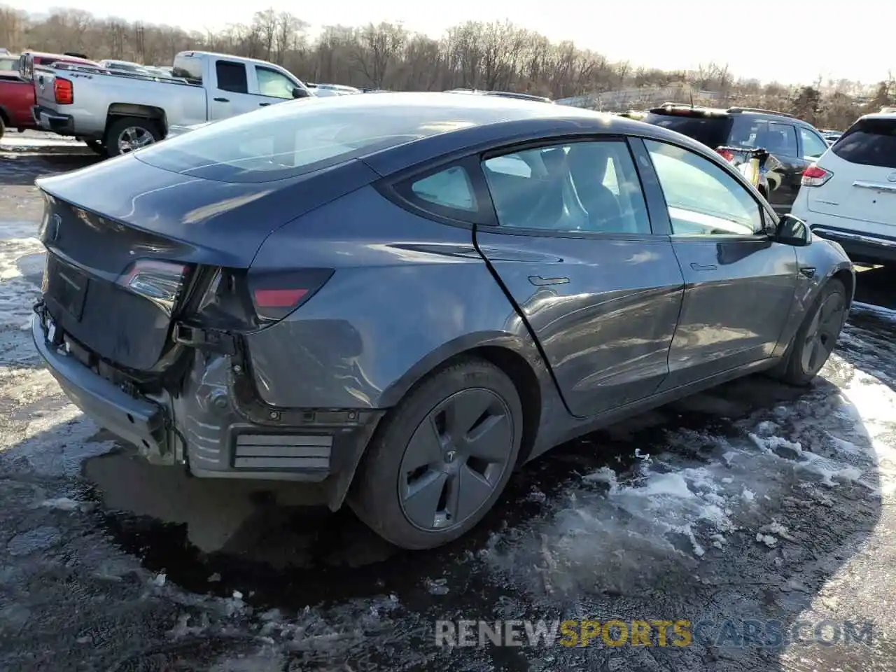 3 Photograph of a damaged car 5YJ3E1EA6PF680567 TESLA MODEL 3 2023