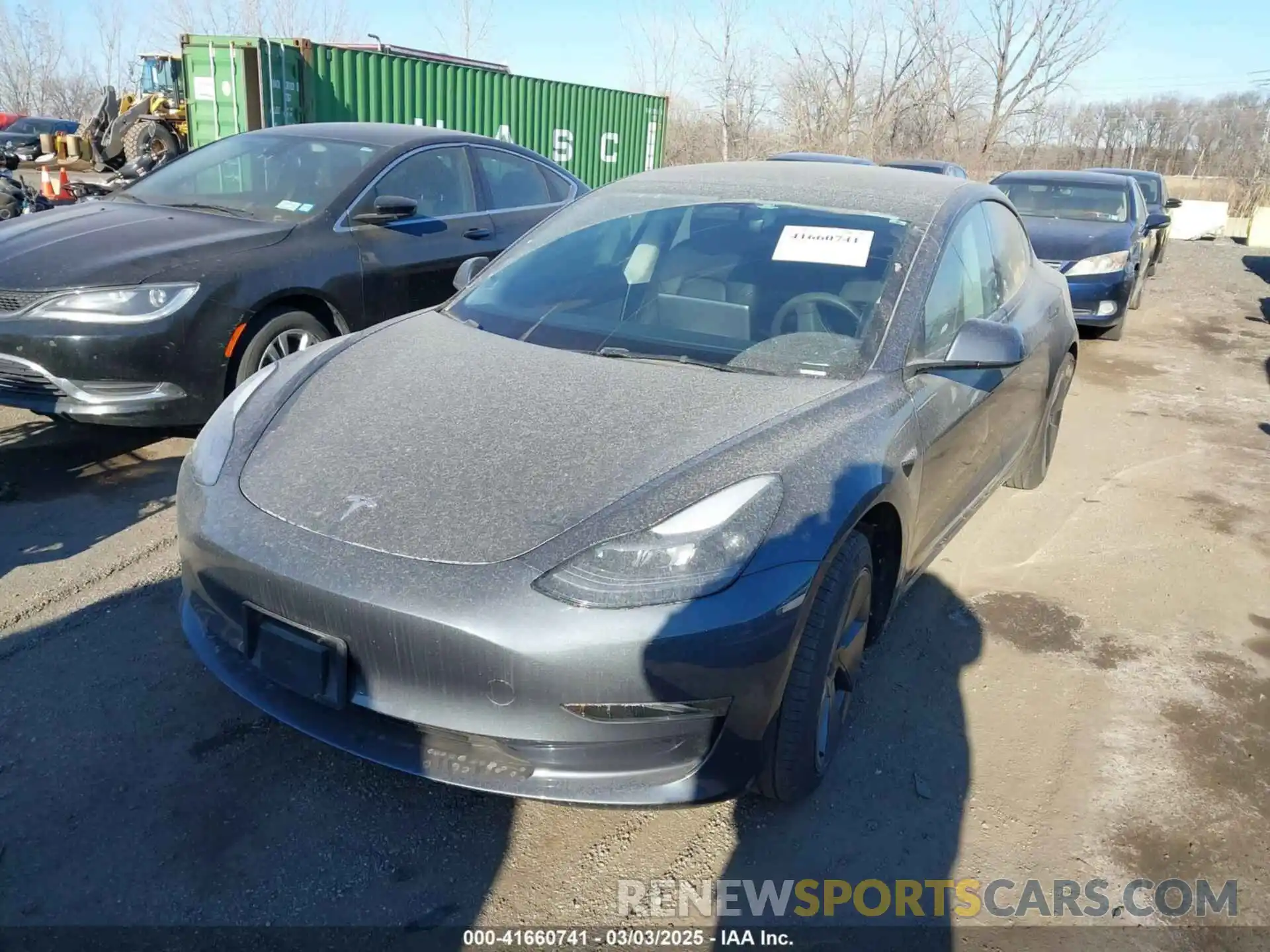 2 Photograph of a damaged car 5YJ3E1EA6PF682173 TESLA MODEL 3 2023