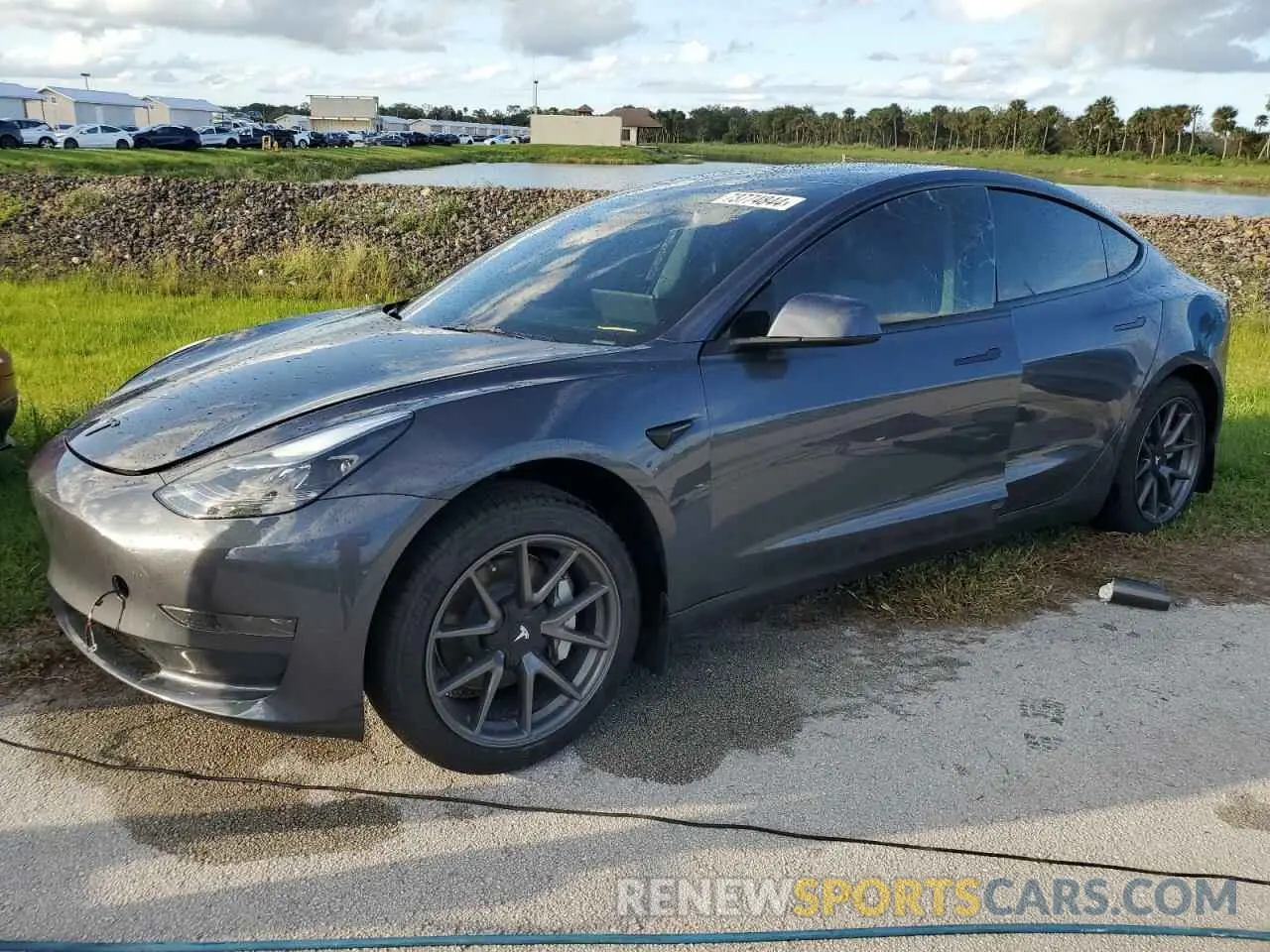 1 Photograph of a damaged car 5YJ3E1EA6PF682531 TESLA MODEL 3 2023