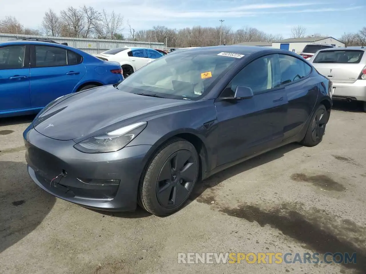 1 Photograph of a damaged car 5YJ3E1EA6PF690161 TESLA MODEL 3 2023