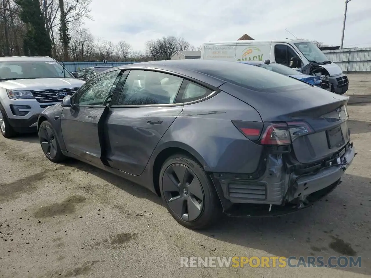 2 Photograph of a damaged car 5YJ3E1EA6PF690161 TESLA MODEL 3 2023