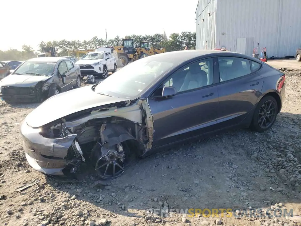 1 Photograph of a damaged car 5YJ3E1EA6PF692699 TESLA MODEL 3 2023