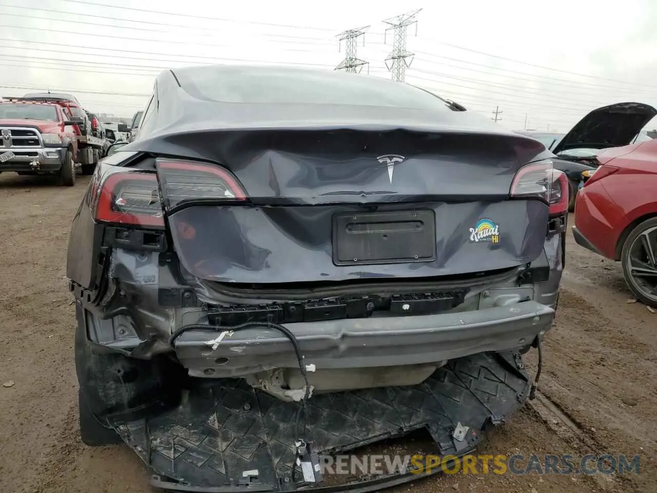 6 Photograph of a damaged car 5YJ3E1EA6PF696574 TESLA MODEL 3 2023