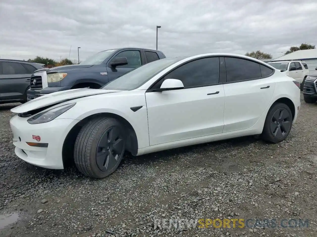 1 Photograph of a damaged car 5YJ3E1EA6PF709176 TESLA MODEL 3 2023