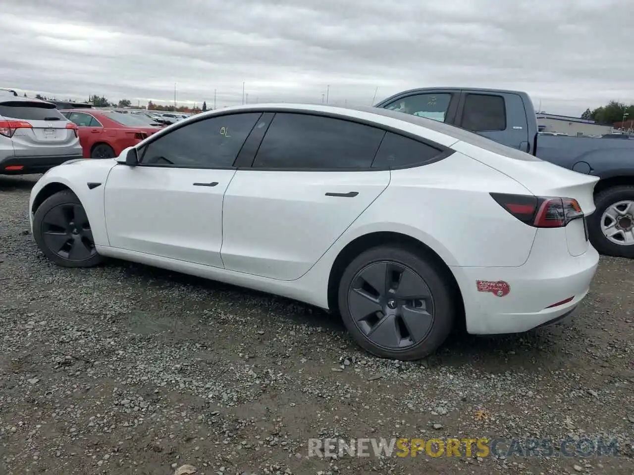 2 Photograph of a damaged car 5YJ3E1EA6PF709176 TESLA MODEL 3 2023