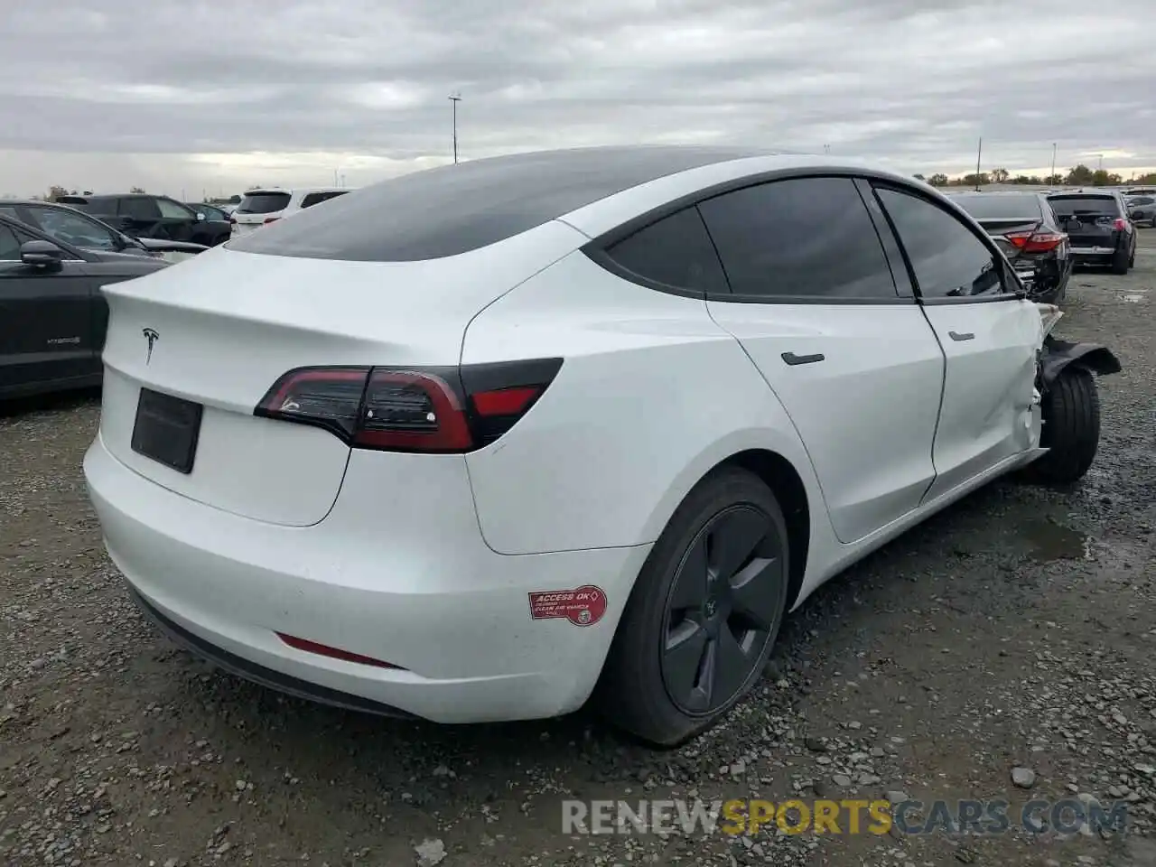 3 Photograph of a damaged car 5YJ3E1EA6PF709176 TESLA MODEL 3 2023