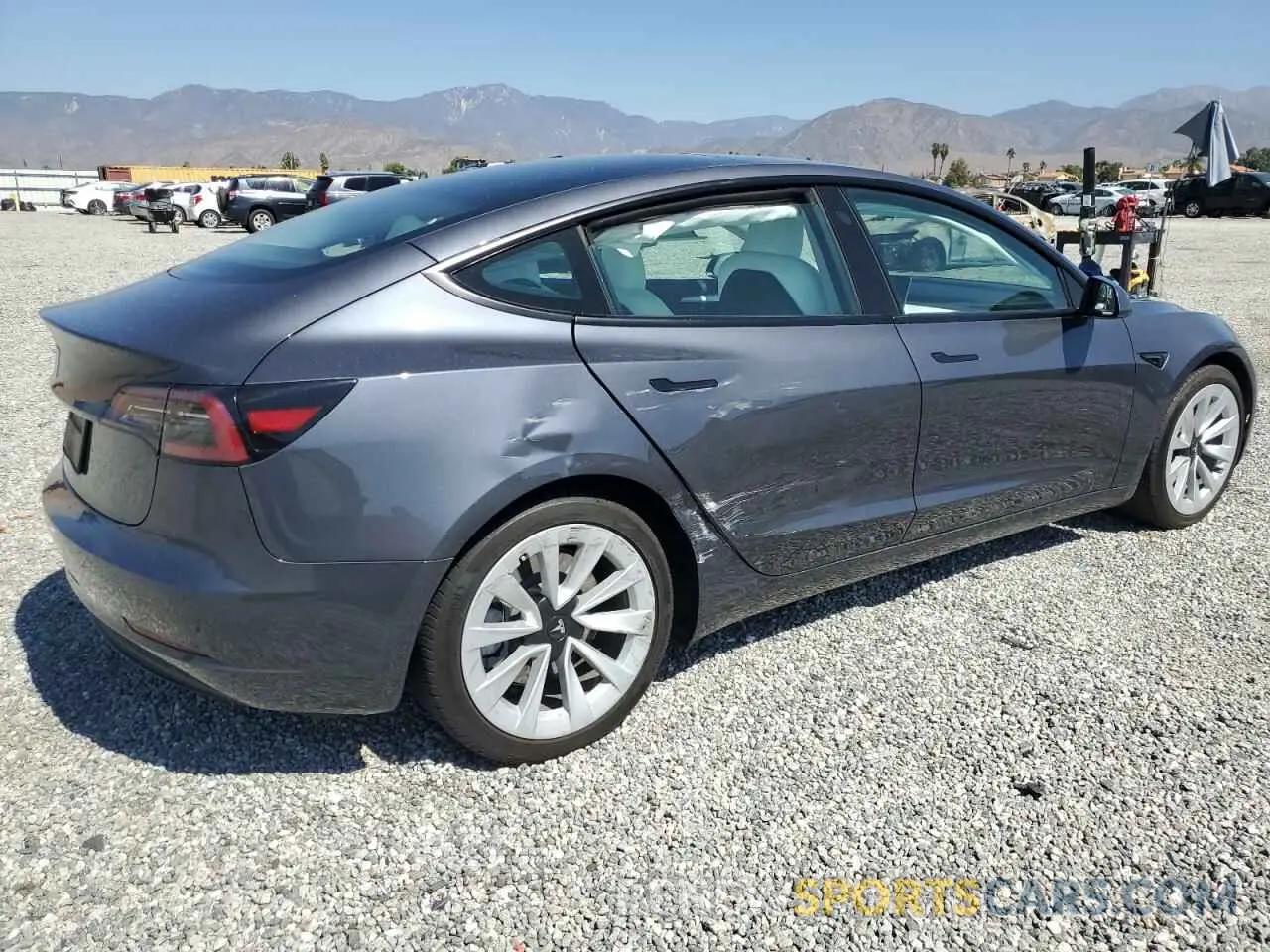 3 Photograph of a damaged car 5YJ3E1EA6PF713891 TESLA MODEL 3 2023