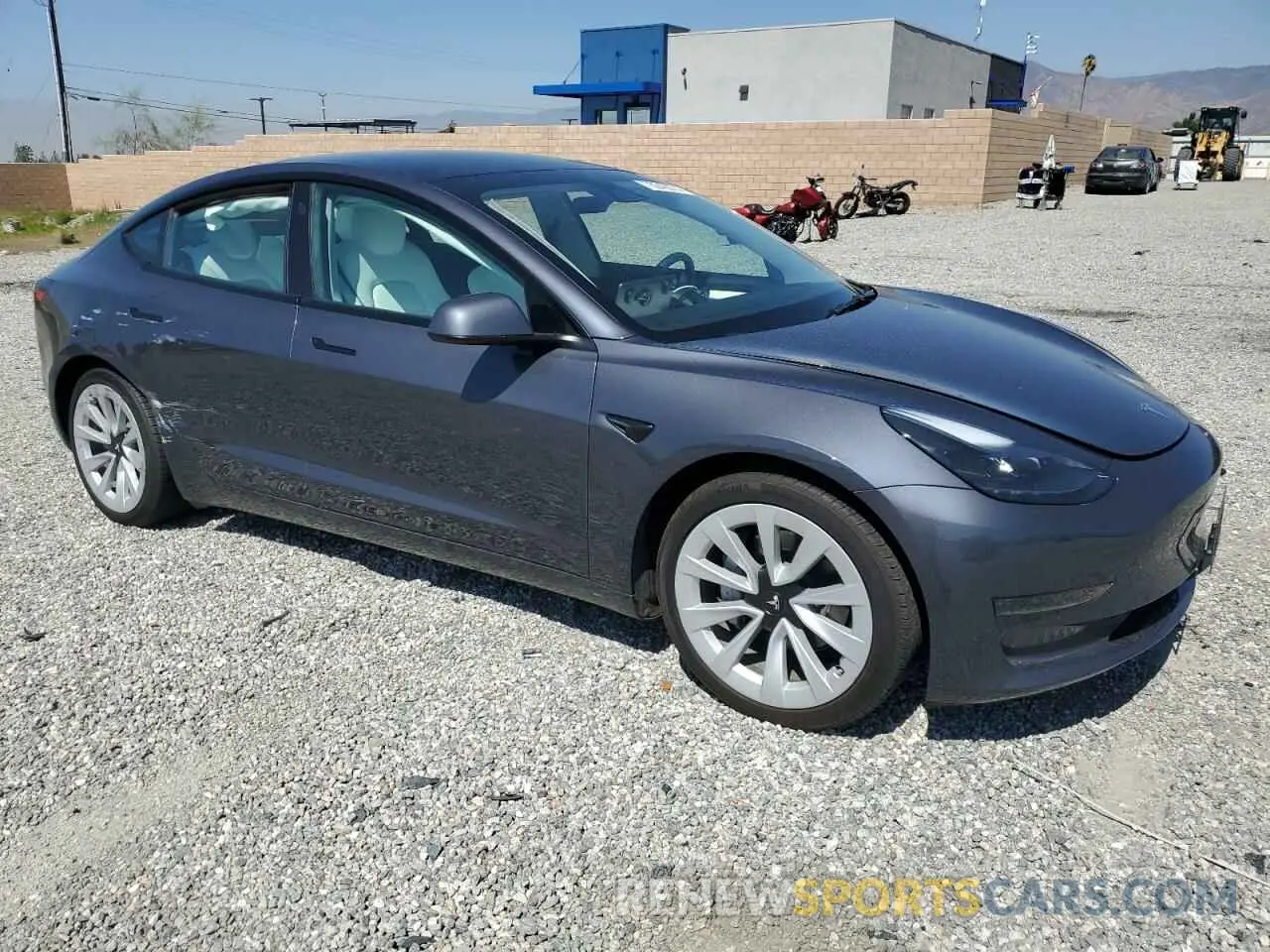 4 Photograph of a damaged car 5YJ3E1EA6PF713891 TESLA MODEL 3 2023