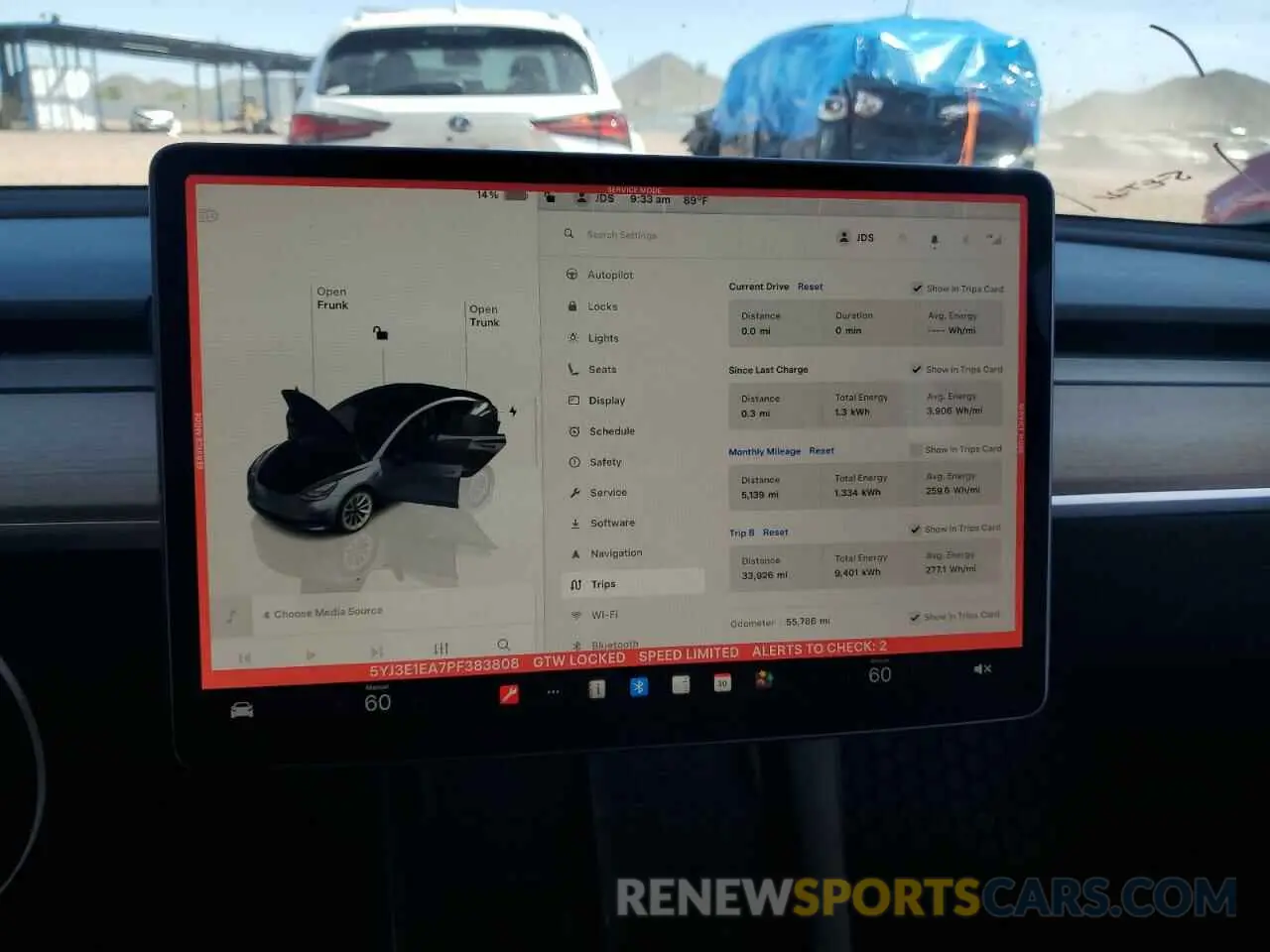 9 Photograph of a damaged car 5YJ3E1EA7PF383808 TESLA MODEL 3 2023