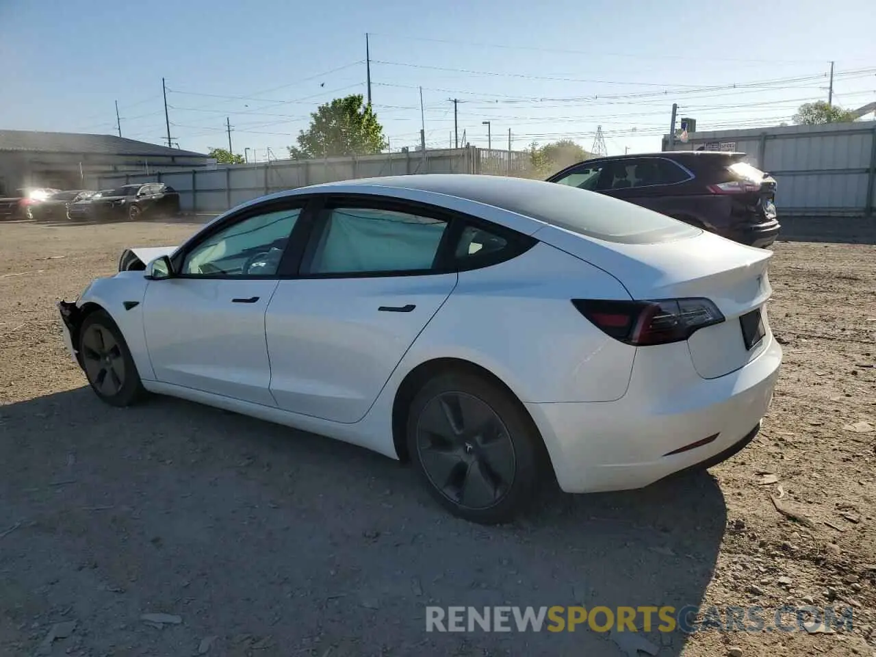 2 Photograph of a damaged car 5YJ3E1EA7PF393996 TESLA MODEL 3 2023