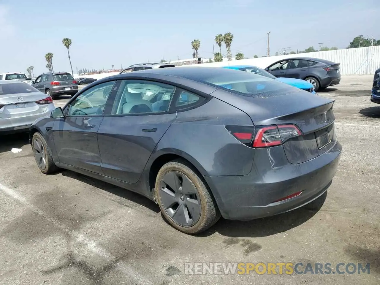 2 Photograph of a damaged car 5YJ3E1EA7PF395103 TESLA MODEL 3 2023