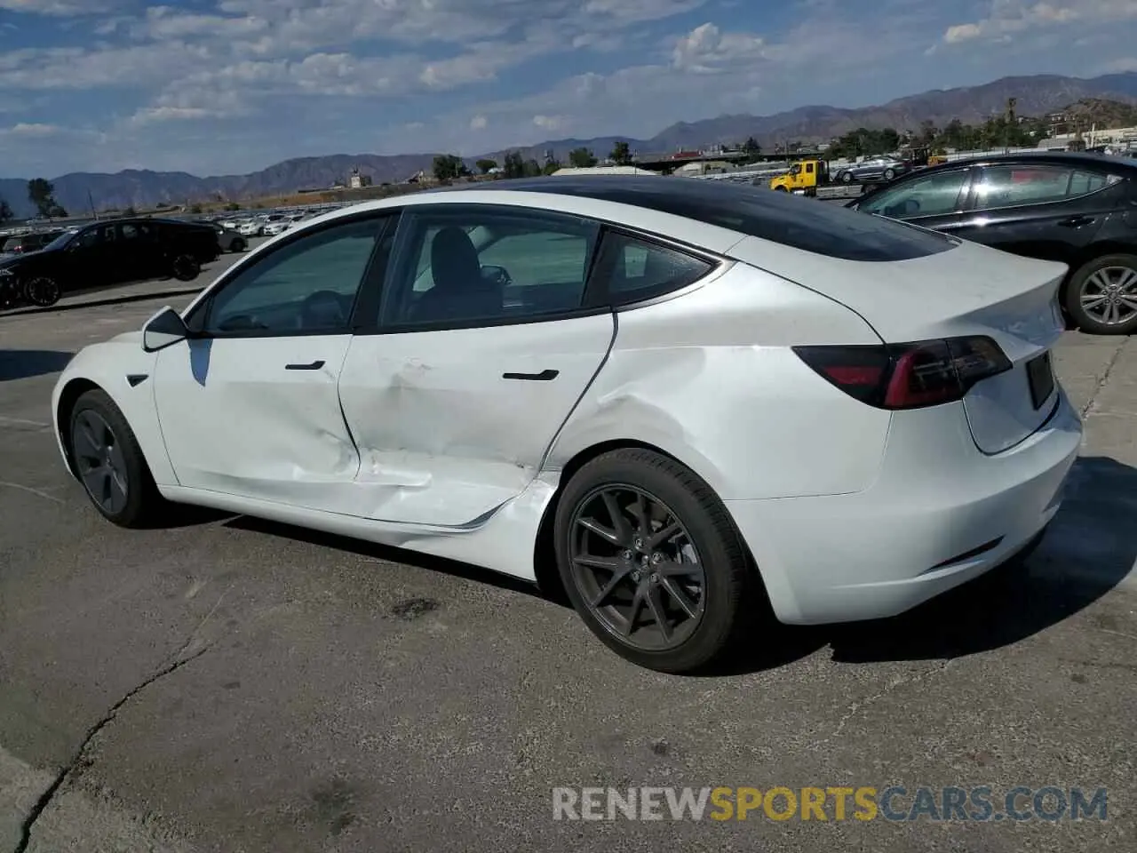 2 Photograph of a damaged car 5YJ3E1EA7PF397384 TESLA MODEL 3 2023