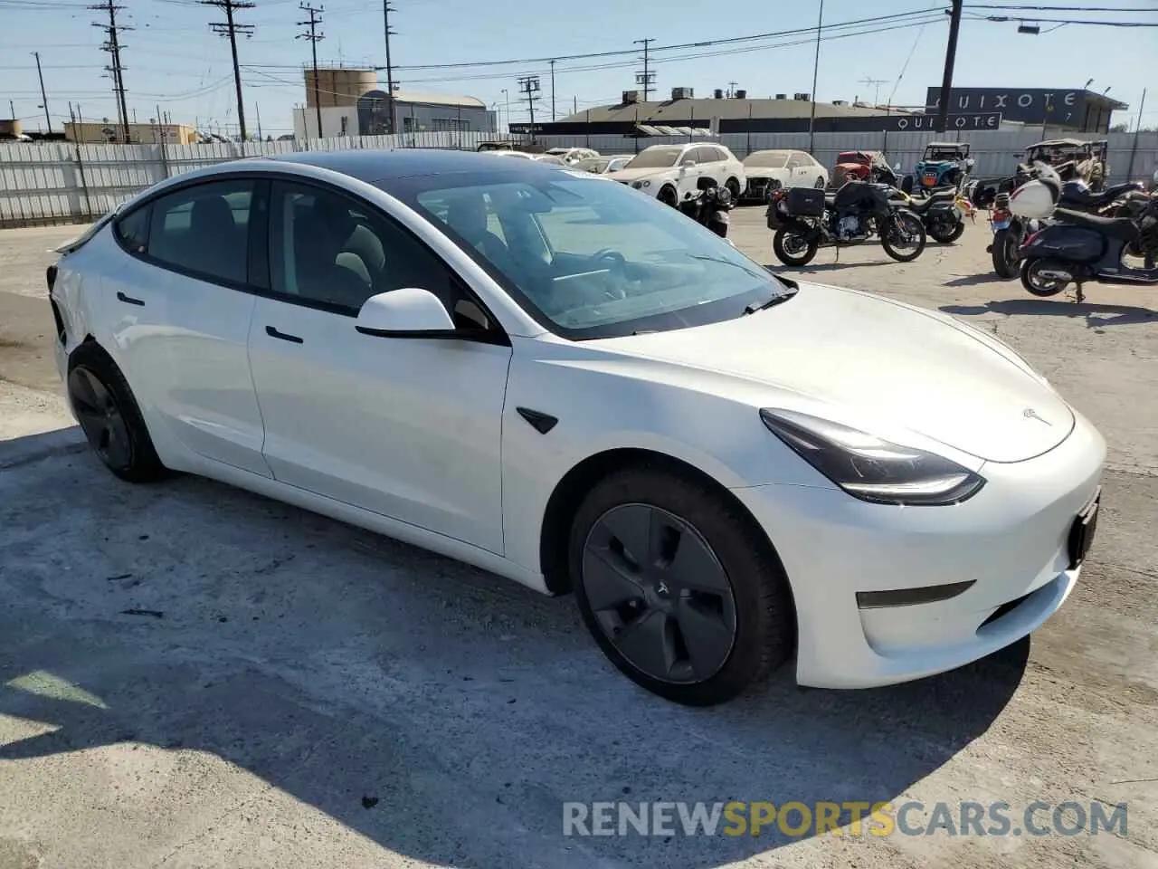 4 Photograph of a damaged car 5YJ3E1EA7PF397384 TESLA MODEL 3 2023