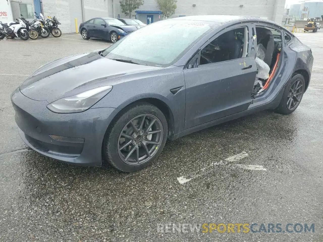 1 Photograph of a damaged car 5YJ3E1EA7PF400963 TESLA MODEL 3 2023