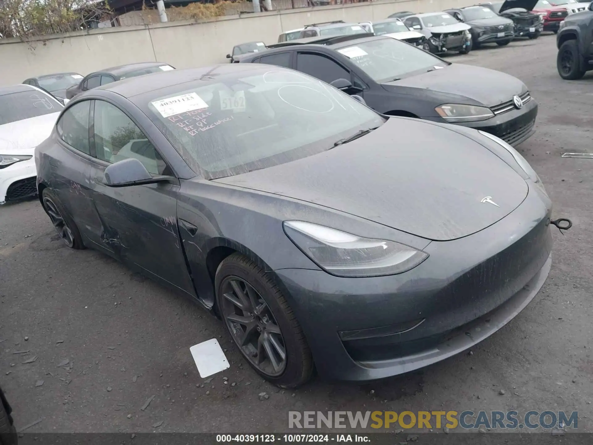 1 Photograph of a damaged car 5YJ3E1EA7PF410330 TESLA MODEL 3 2023