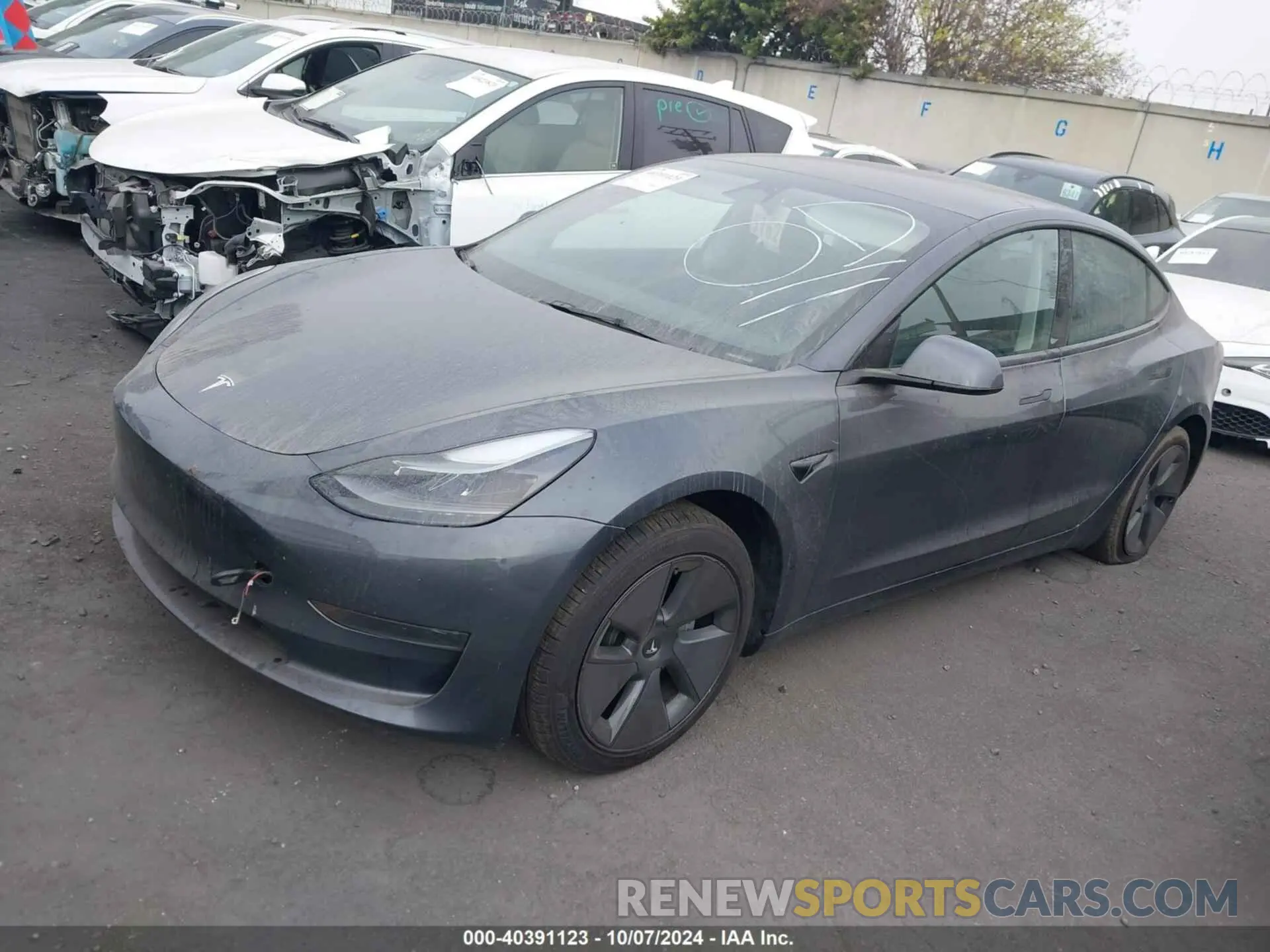 2 Photograph of a damaged car 5YJ3E1EA7PF410330 TESLA MODEL 3 2023