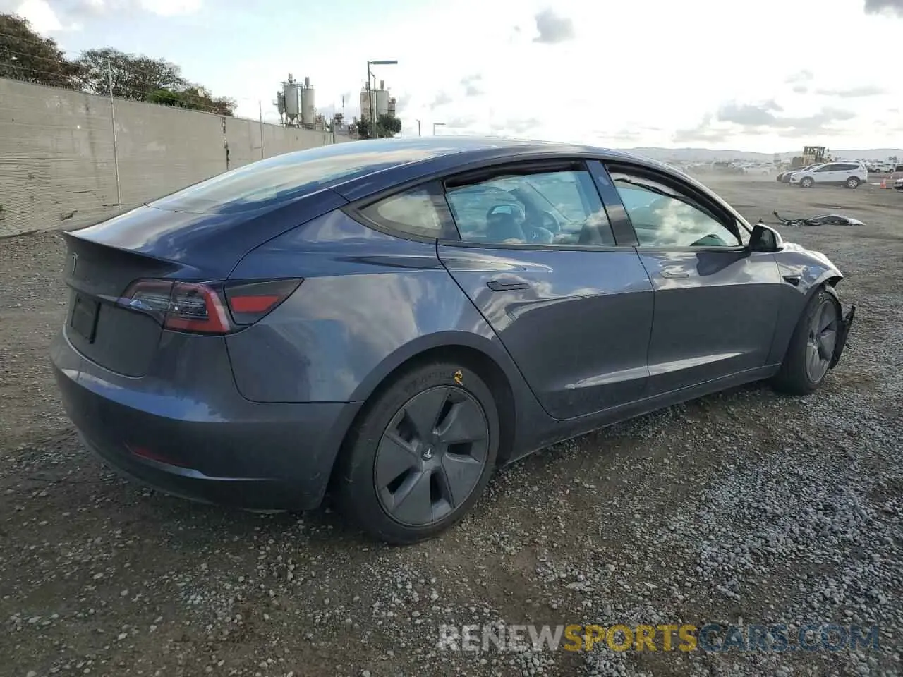 3 Photograph of a damaged car 5YJ3E1EA7PF410411 TESLA MODEL 3 2023