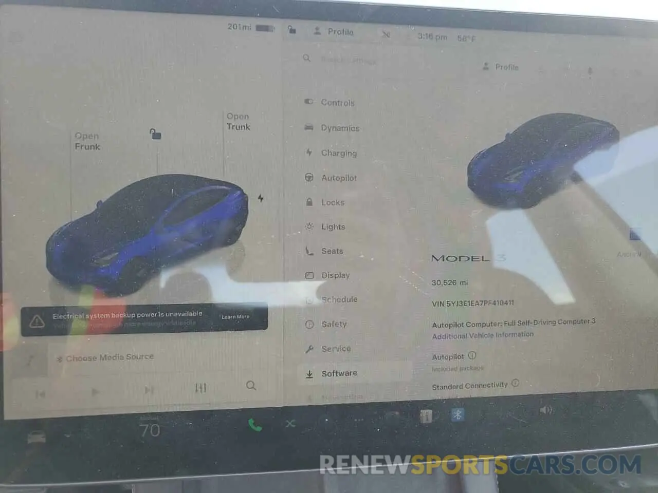 9 Photograph of a damaged car 5YJ3E1EA7PF410411 TESLA MODEL 3 2023