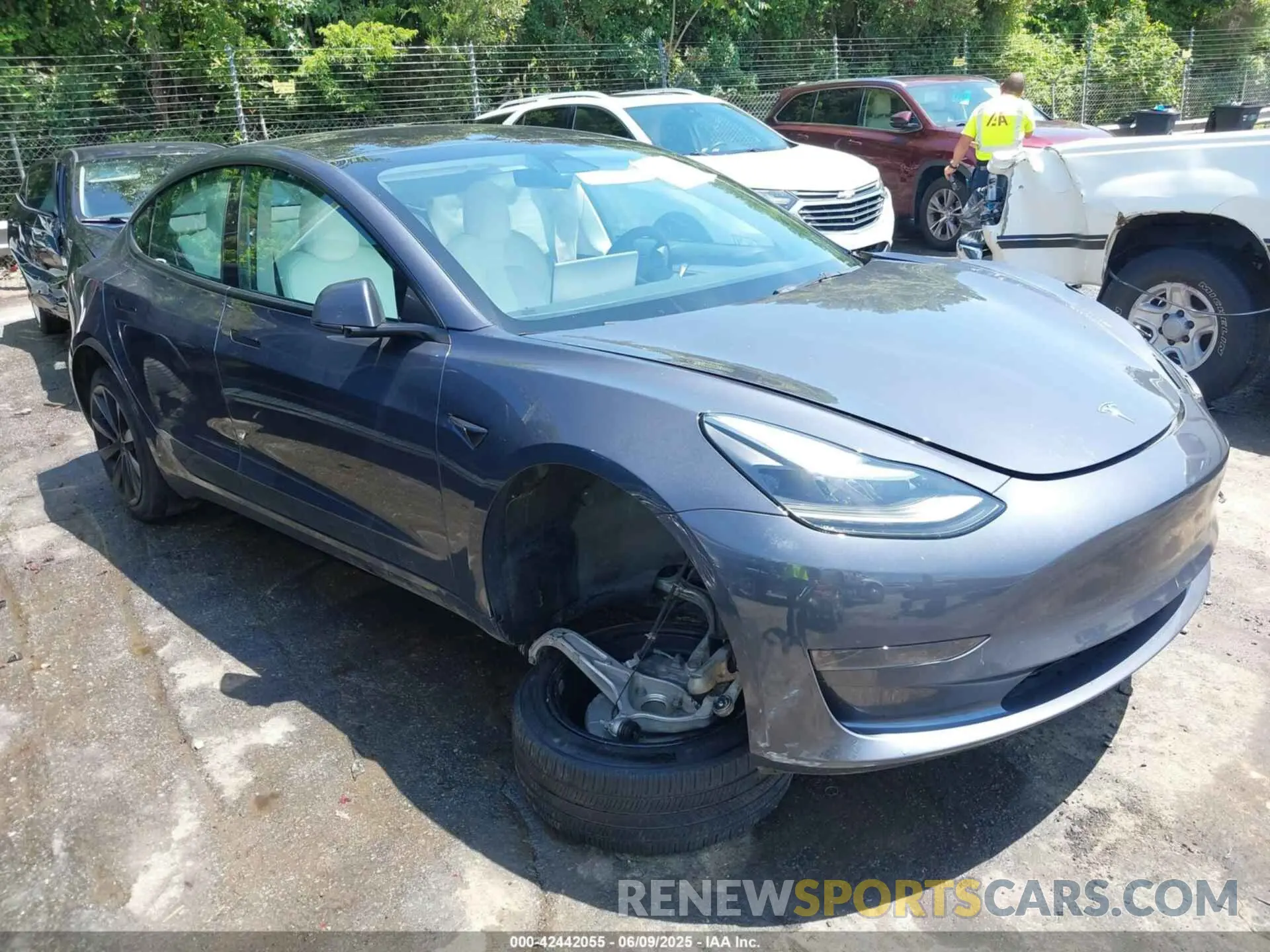 1 Photograph of a damaged car 5YJ3E1EA7PF413311 TESLA MODEL 3 2023