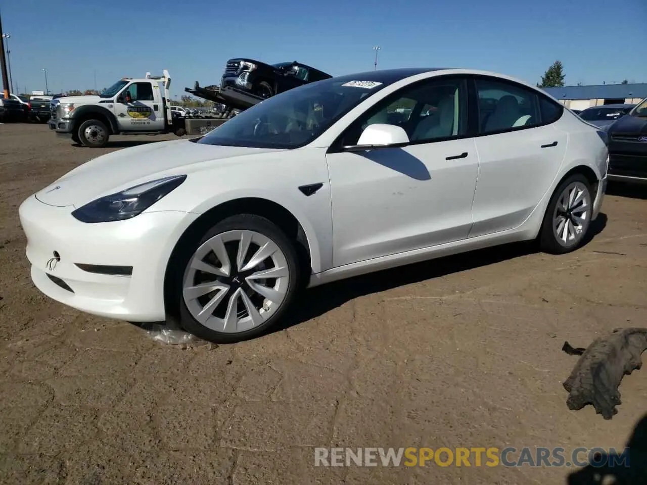 1 Photograph of a damaged car 5YJ3E1EA7PF414619 TESLA MODEL 3 2023