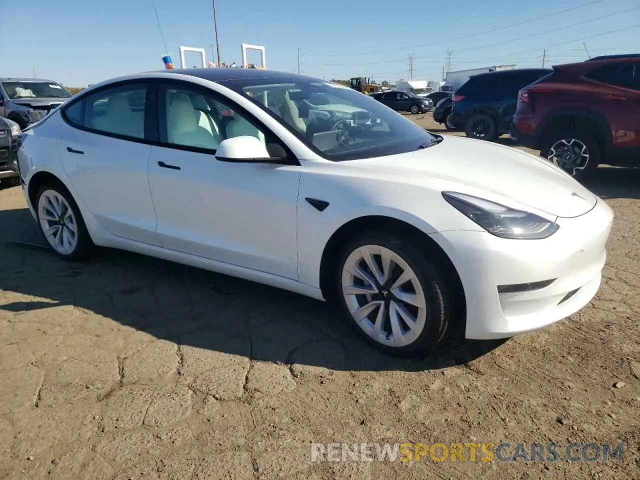 4 Photograph of a damaged car 5YJ3E1EA7PF414619 TESLA MODEL 3 2023