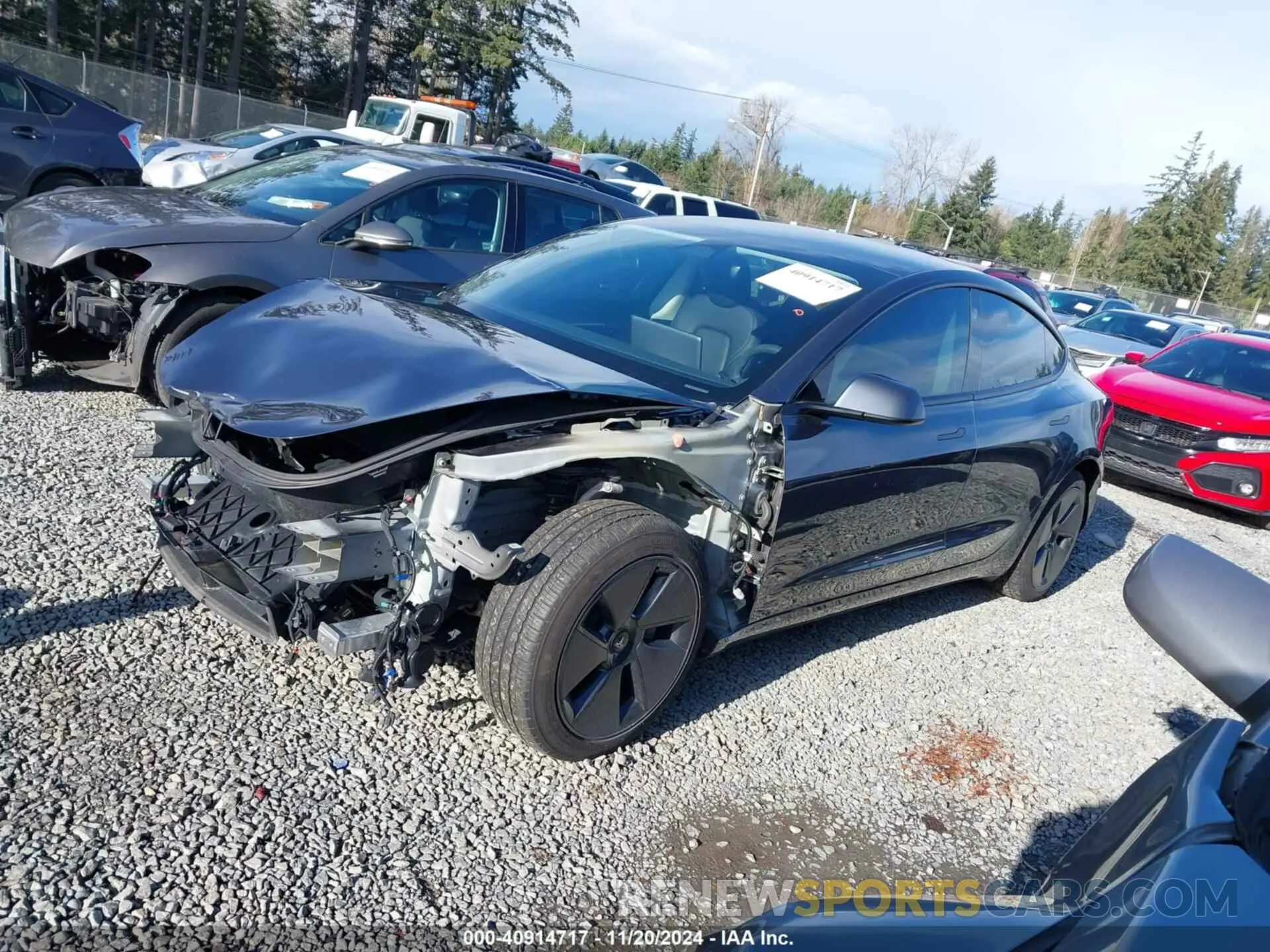 2 Photograph of a damaged car 5YJ3E1EA7PF418279 TESLA MODEL 3 2023