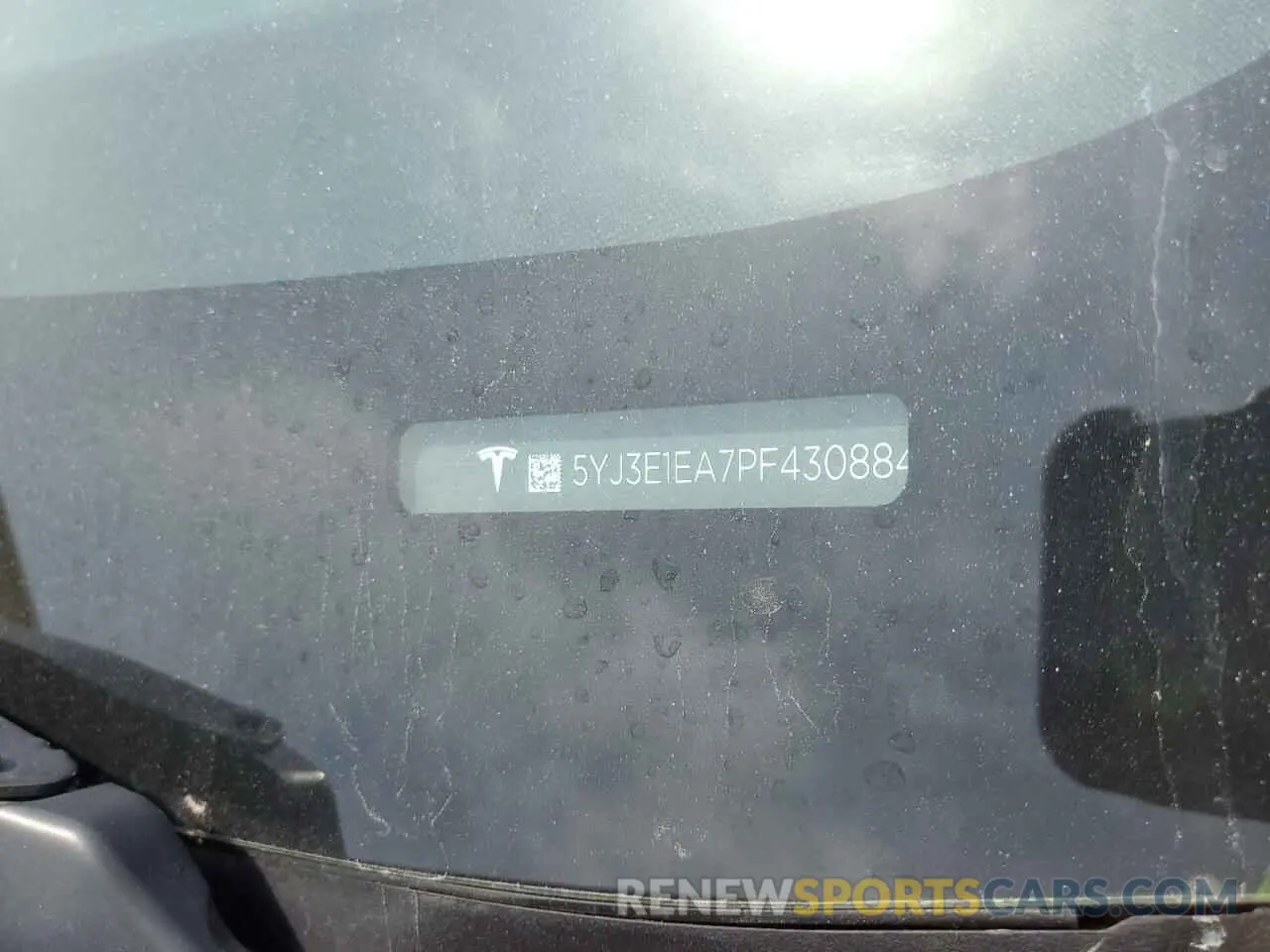 12 Photograph of a damaged car 5YJ3E1EA7PF430884 TESLA MODEL 3 2023