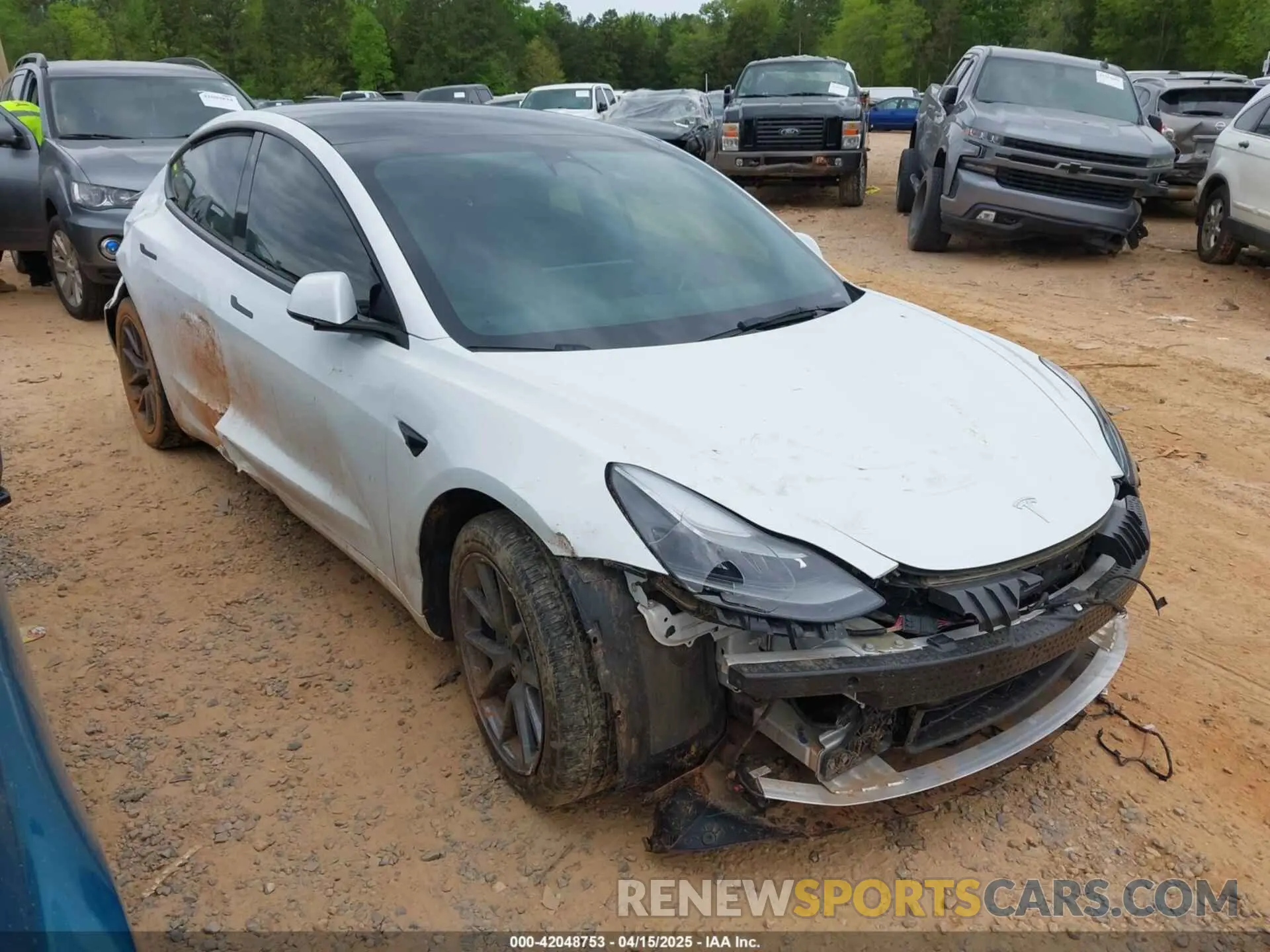 1 Photograph of a damaged car 5YJ3E1EA7PF431422 TESLA MODEL 3 2023
