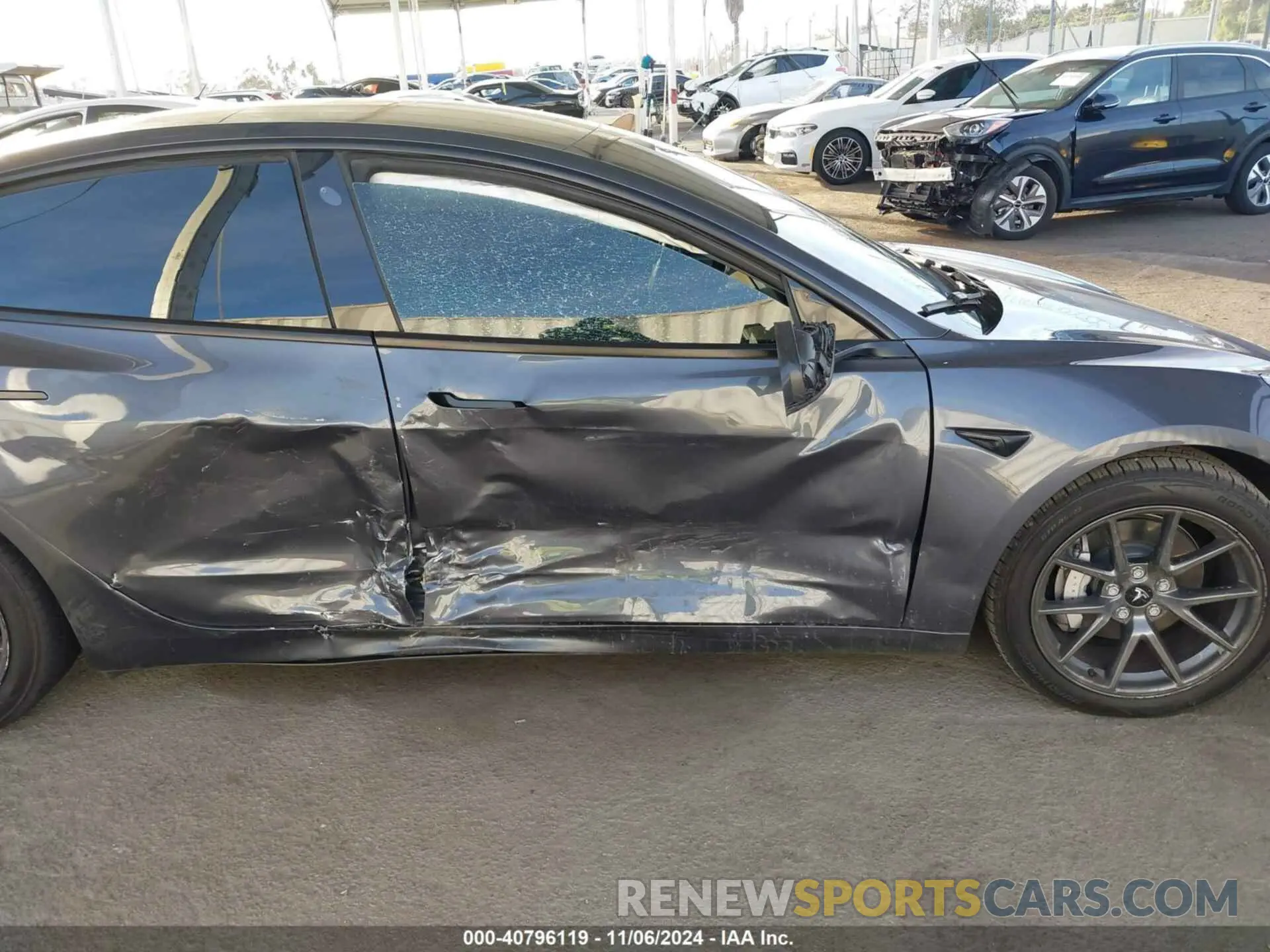 6 Photograph of a damaged car 5YJ3E1EA7PF431744 TESLA MODEL 3 2023