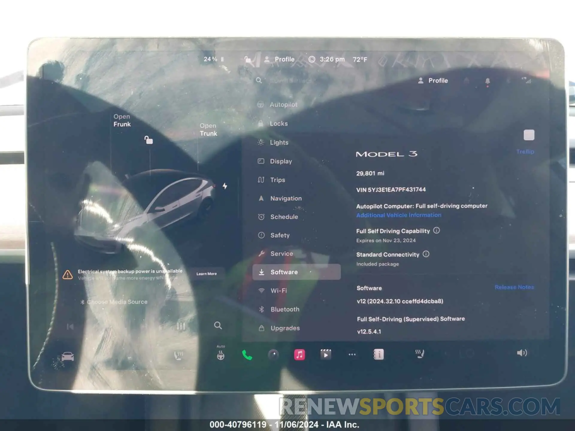 7 Photograph of a damaged car 5YJ3E1EA7PF431744 TESLA MODEL 3 2023
