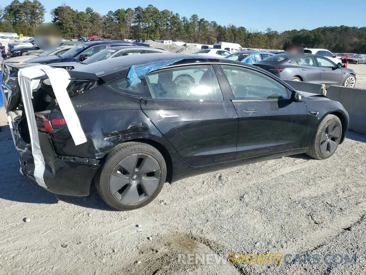 3 Photograph of a damaged car 5YJ3E1EA7PF437124 TESLA MODEL 3 2023