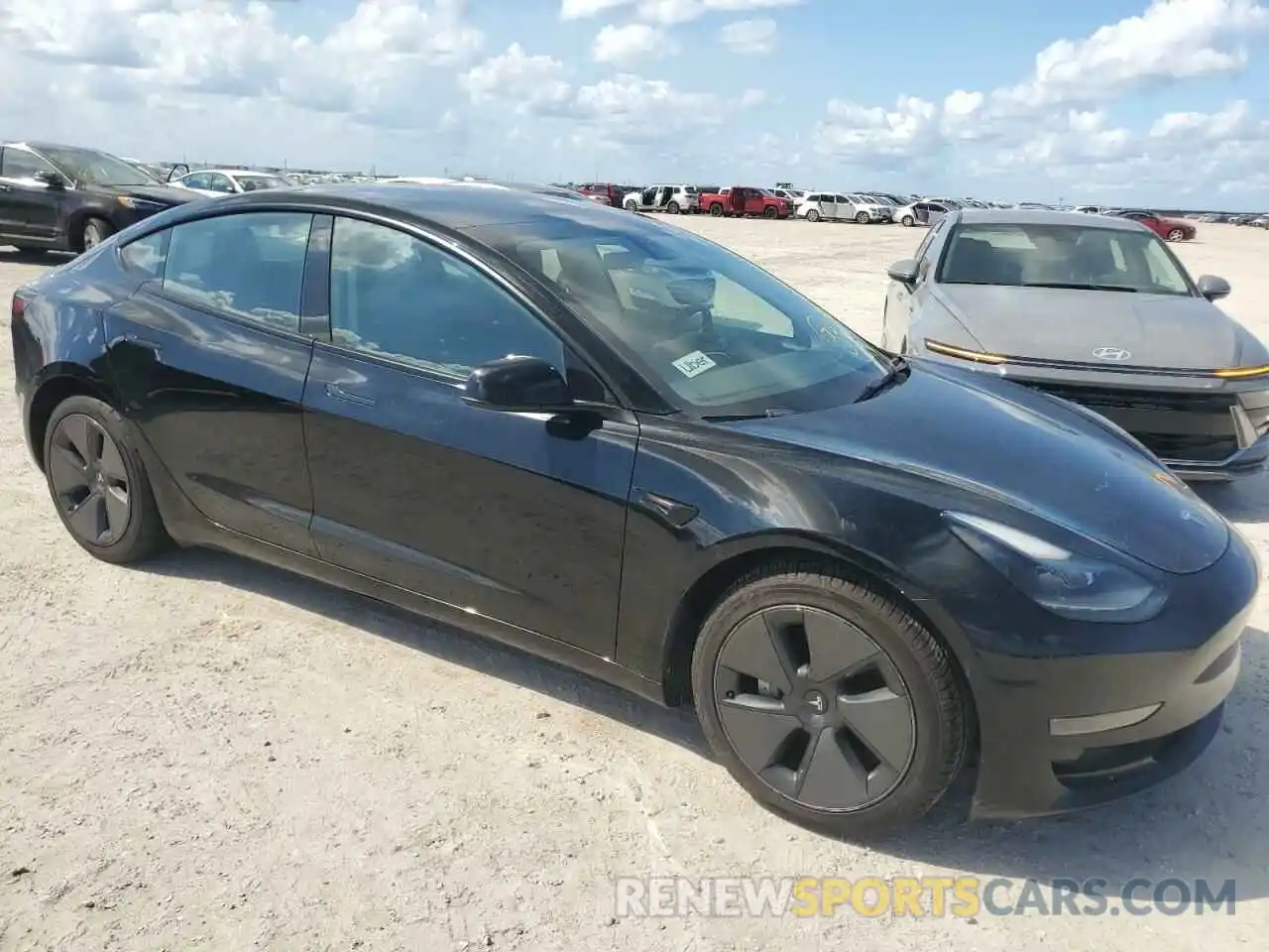 4 Photograph of a damaged car 5YJ3E1EA7PF437642 TESLA MODEL 3 2023