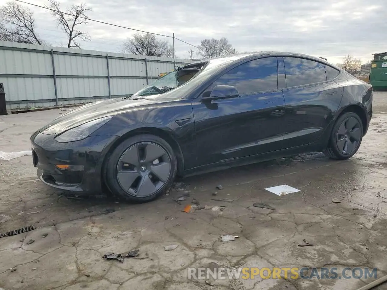1 Photograph of a damaged car 5YJ3E1EA7PF447135 TESLA MODEL 3 2023
