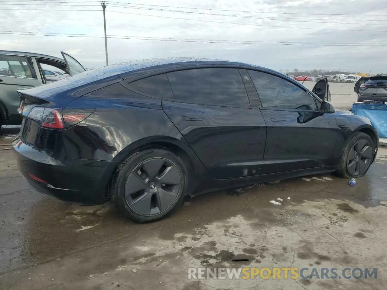 3 Photograph of a damaged car 5YJ3E1EA7PF447135 TESLA MODEL 3 2023