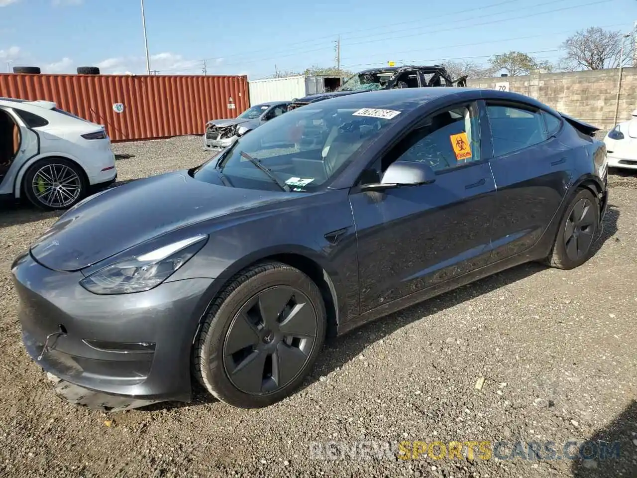 1 Photograph of a damaged car 5YJ3E1EA7PF449127 TESLA MODEL 3 2023