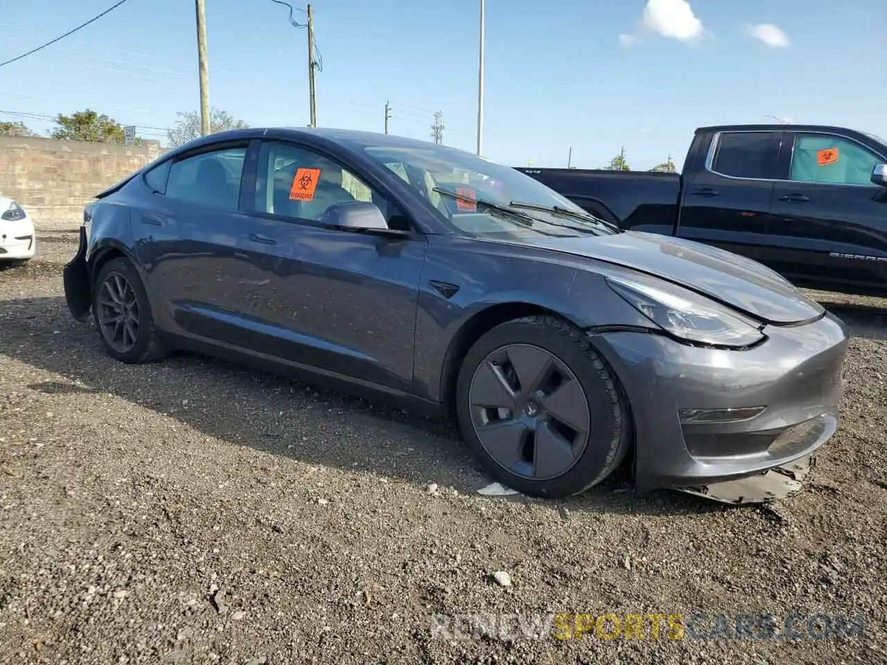 4 Photograph of a damaged car 5YJ3E1EA7PF449127 TESLA MODEL 3 2023