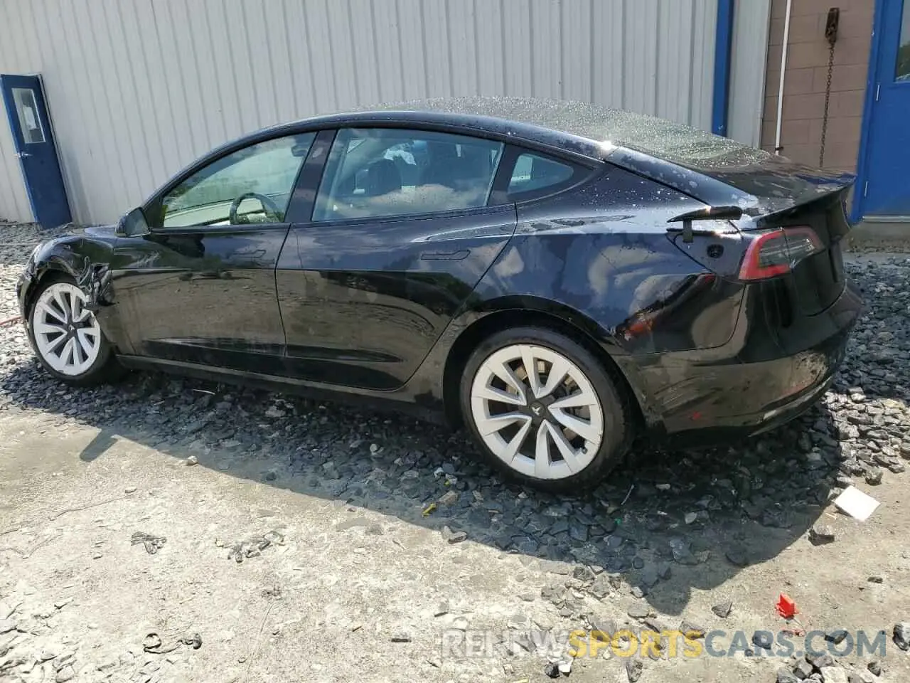 2 Photograph of a damaged car 5YJ3E1EA7PF449693 TESLA MODEL 3 2023