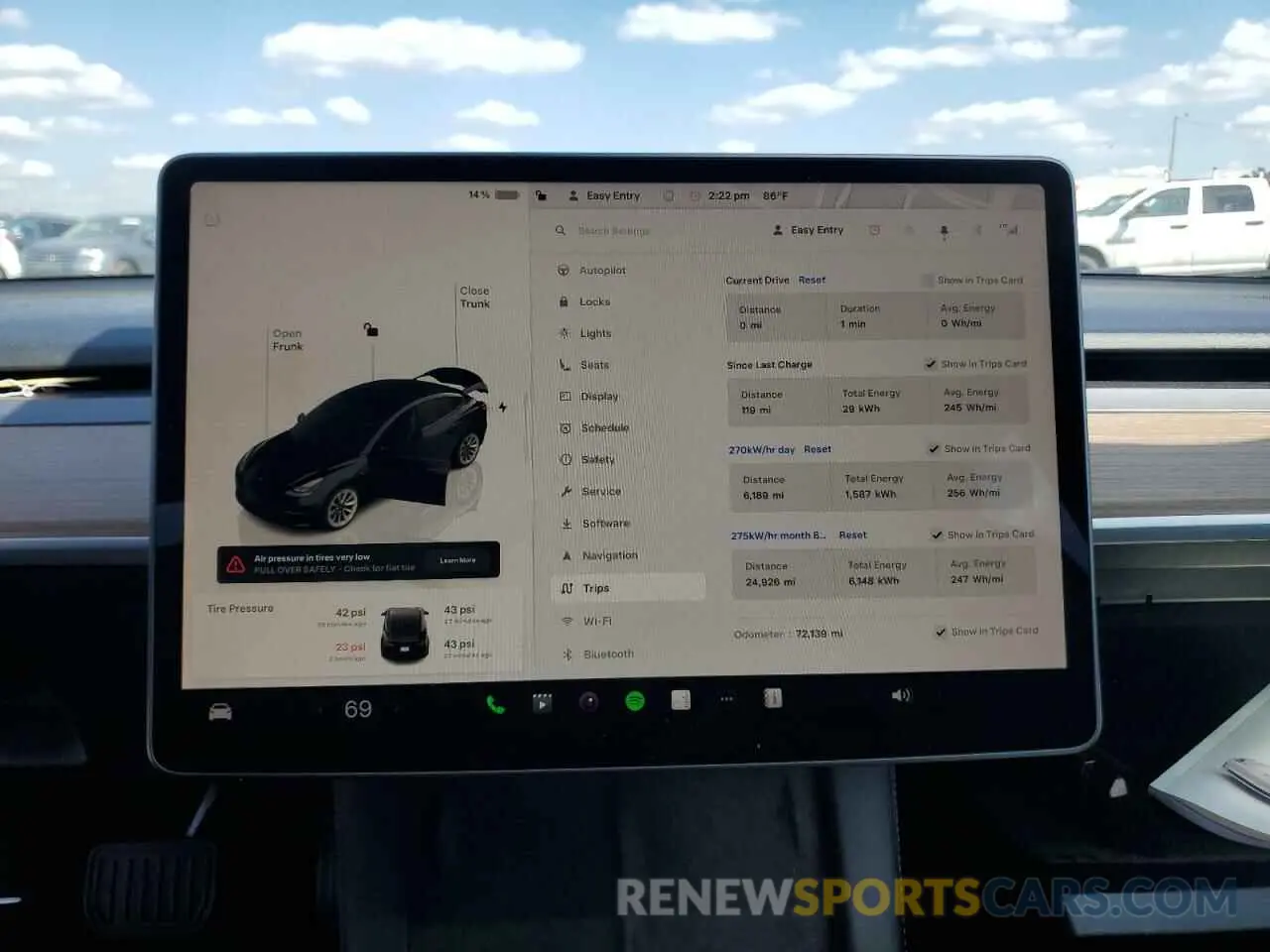 9 Photograph of a damaged car 5YJ3E1EA7PF449726 TESLA MODEL 3 2023