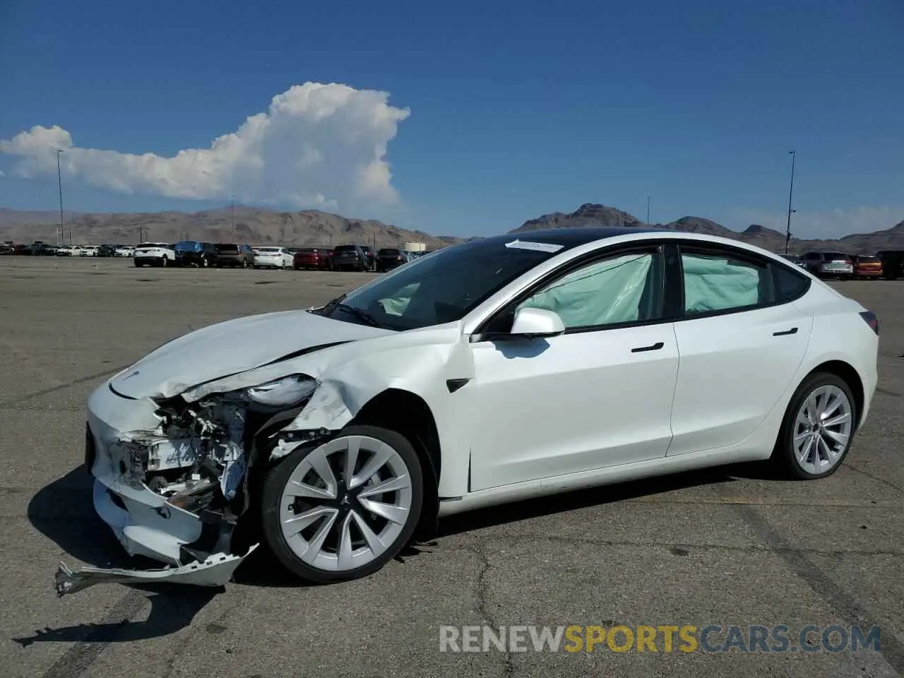 1 Photograph of a damaged car 5YJ3E1EA7PF456188 TESLA MODEL 3 2023