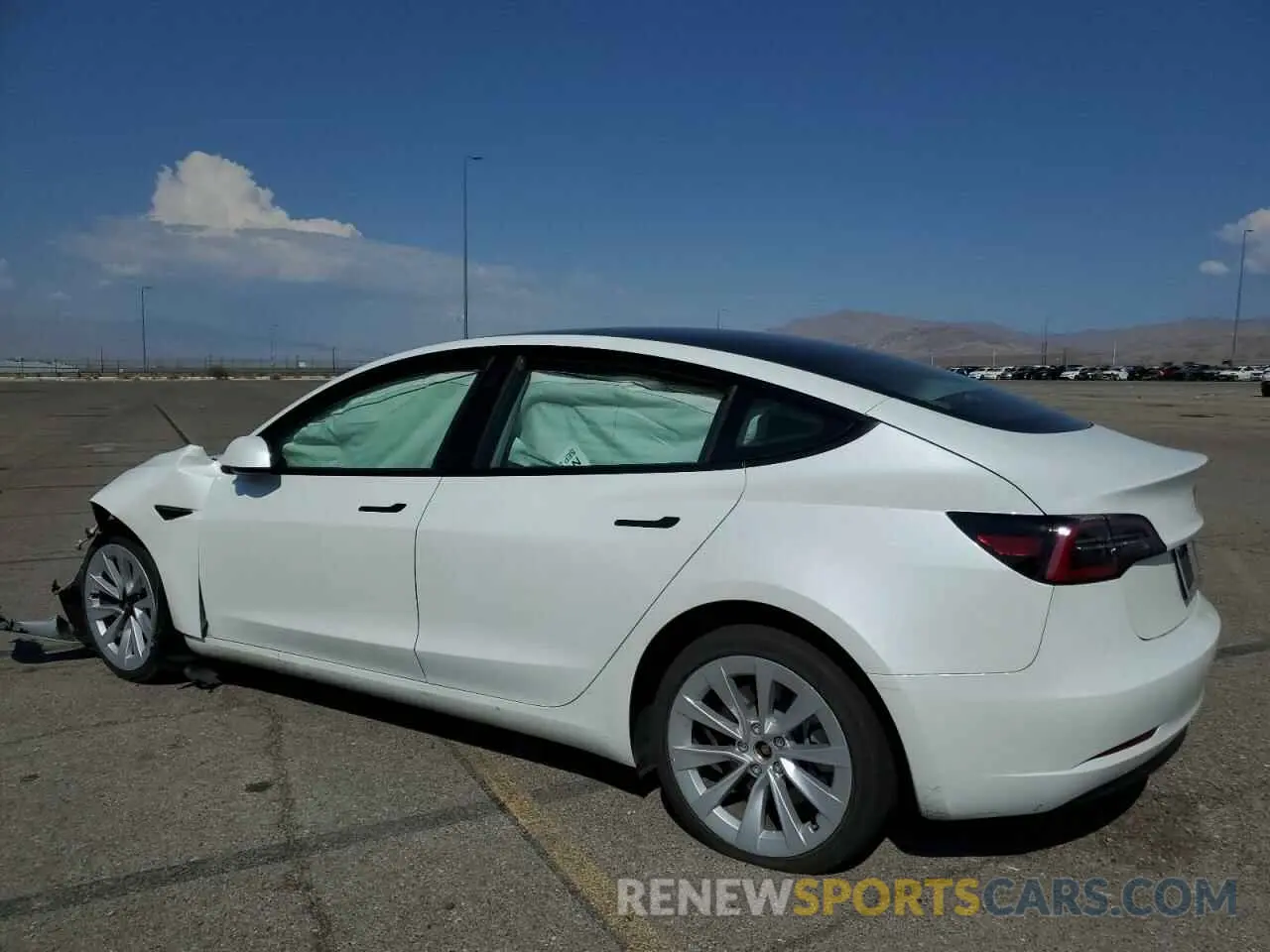2 Photograph of a damaged car 5YJ3E1EA7PF456188 TESLA MODEL 3 2023