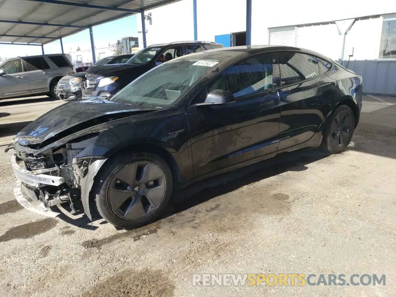 1 Photograph of a damaged car 5YJ3E1EA7PF457373 TESLA MODEL 3 2023