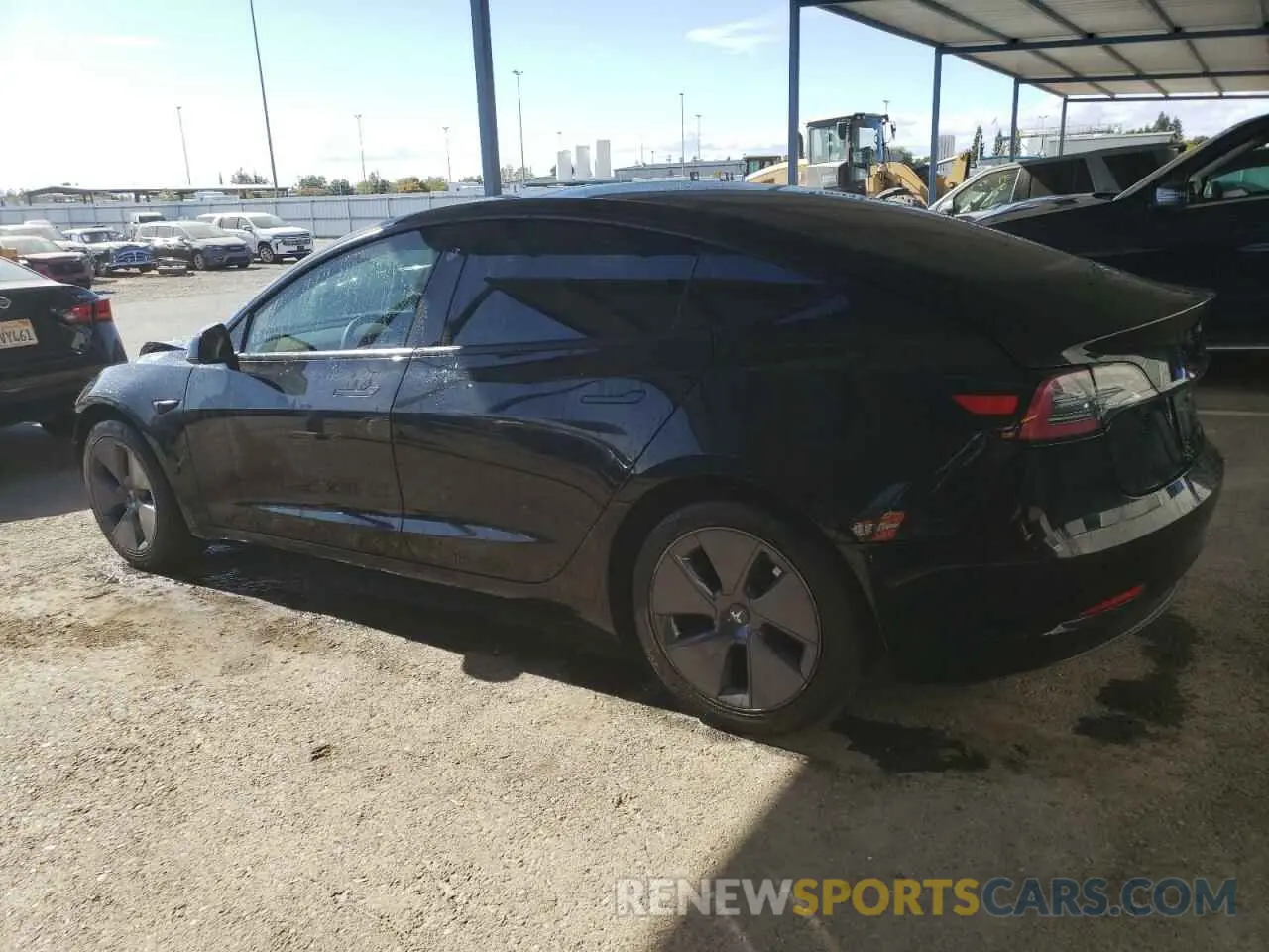 2 Photograph of a damaged car 5YJ3E1EA7PF457373 TESLA MODEL 3 2023