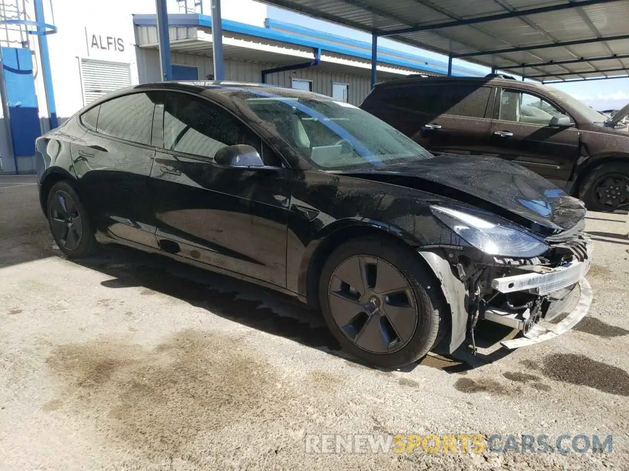 4 Photograph of a damaged car 5YJ3E1EA7PF457373 TESLA MODEL 3 2023