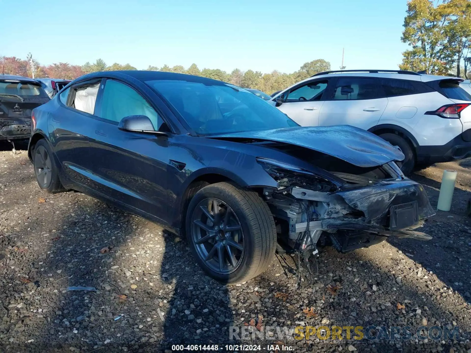 1 Photograph of a damaged car 5YJ3E1EA7PF458006 TESLA MODEL 3 2023