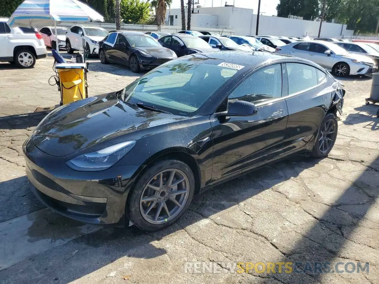 1 Photograph of a damaged car 5YJ3E1EA7PF459530 TESLA MODEL 3 2023