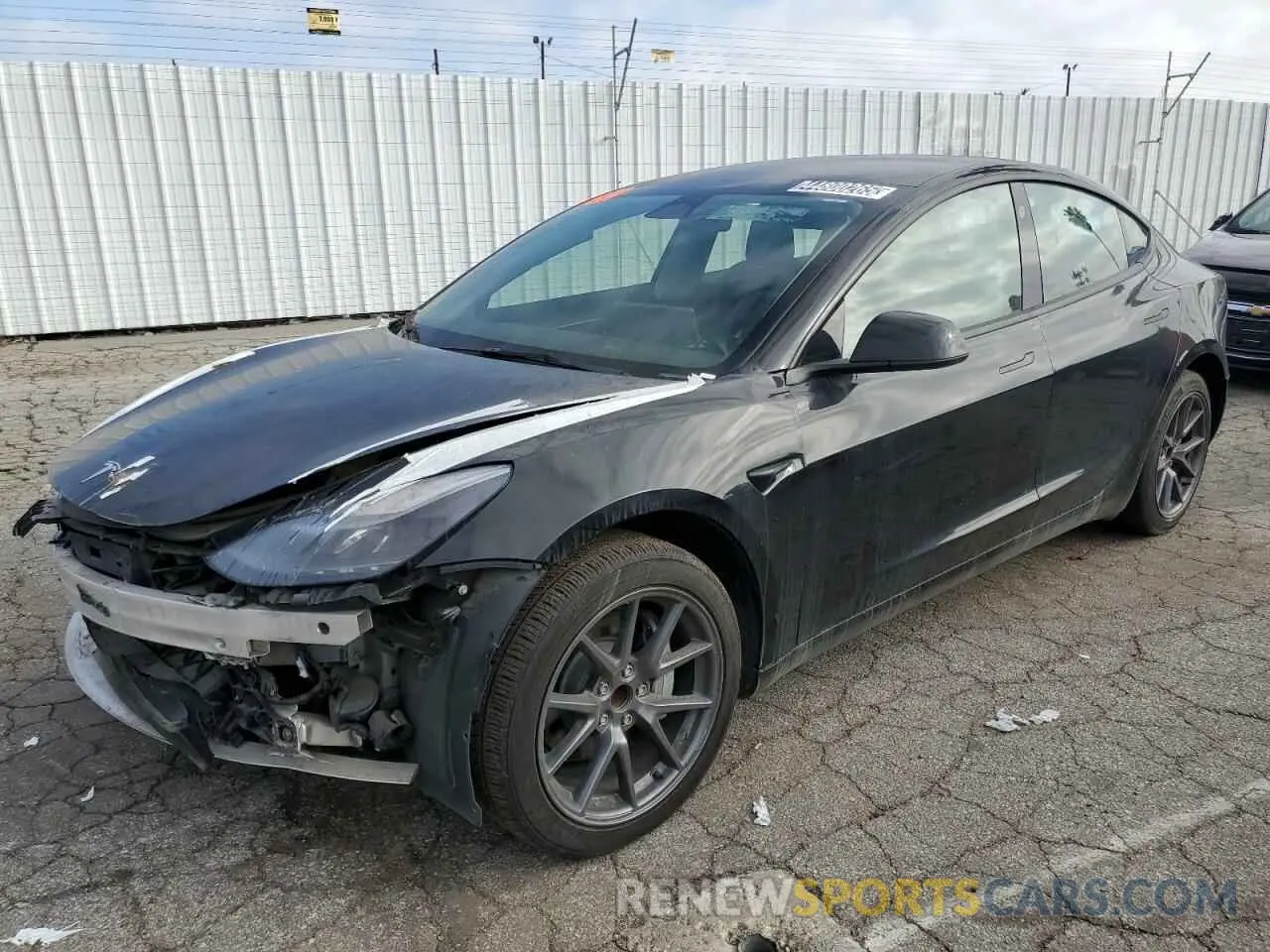 1 Photograph of a damaged car 5YJ3E1EA7PF460323 TESLA MODEL 3 2023