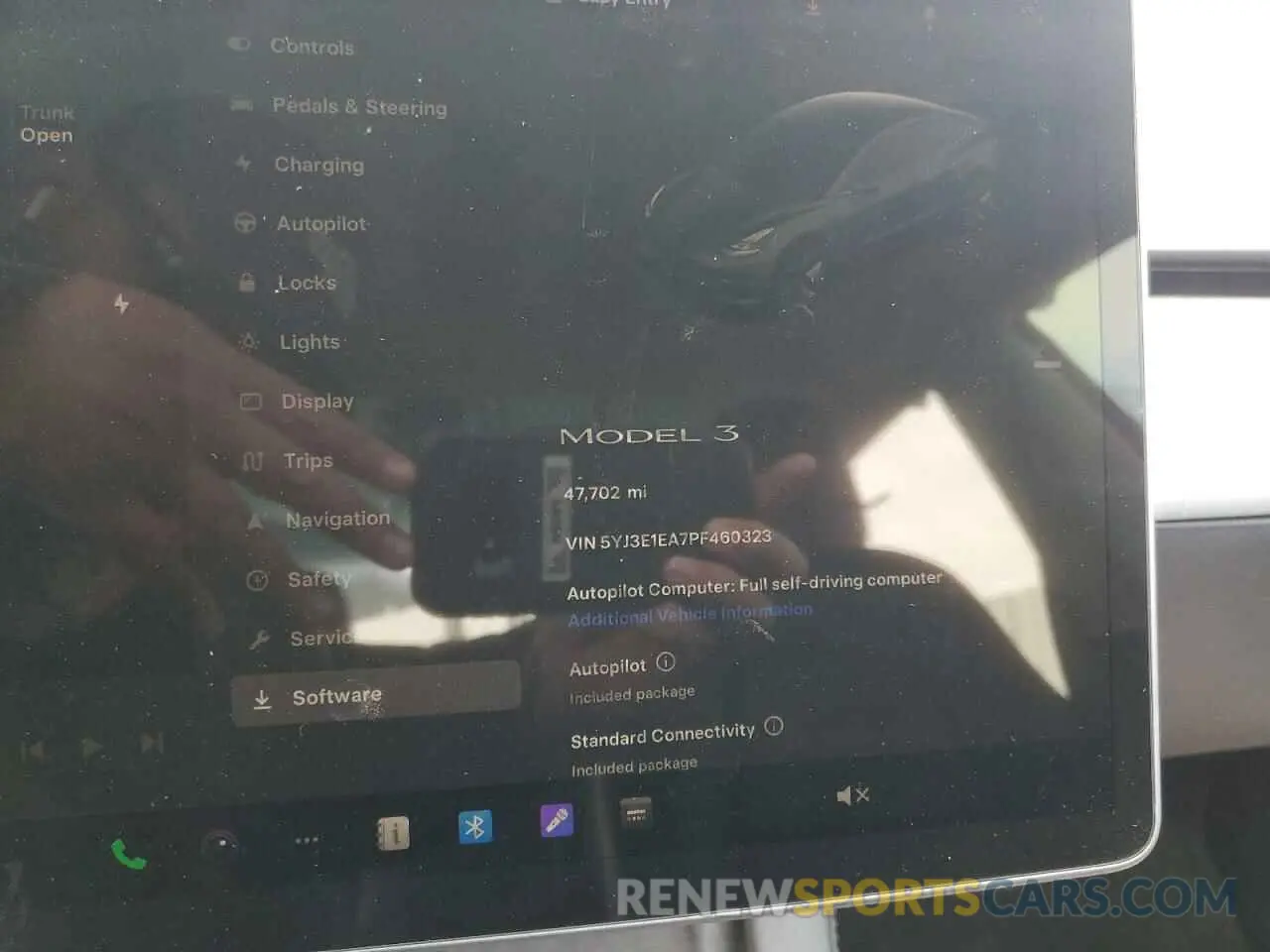 9 Photograph of a damaged car 5YJ3E1EA7PF460323 TESLA MODEL 3 2023